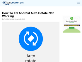 'techcommuters.com' screenshot