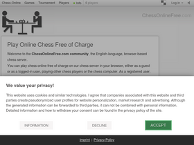 'chessonlinefree.com' screenshot