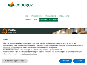 'copagaz.com.br' screenshot