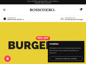 rossonerofoods.com homepage screenshot