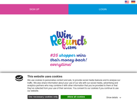 'winrefunds.com' screenshot