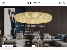 'venettodesign.com' screenshot
