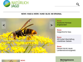 'natuerlich-jagd.de' screenshot