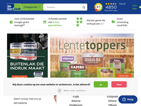 'deverfzaak.nl' screenshot