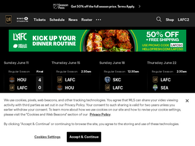 'lafc.com' screenshot