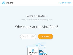 '2movers.com' screenshot