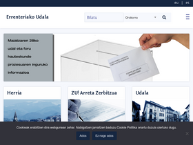 'errenteria.eus' screenshot