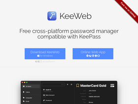 'keeweb.info' screenshot