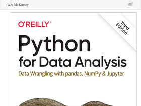 'wesmckinney.com' screenshot