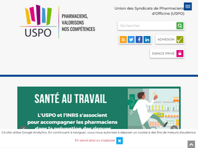 'uspo.fr' screenshot