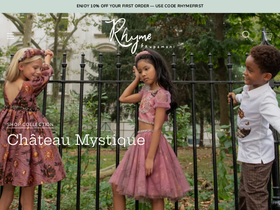 rhyme.kids homepage screenshot