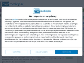 'mijnmedicijn.nl' screenshot