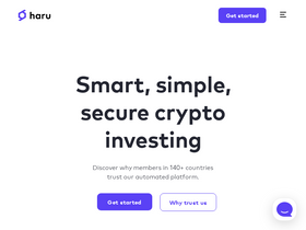 'haruinvest.com' screenshot