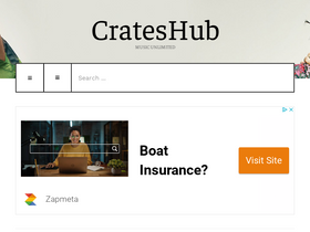 'crateshub.com' screenshot