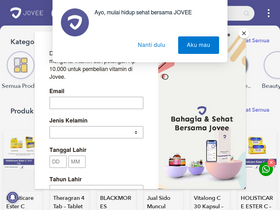 'jovee.id' screenshot