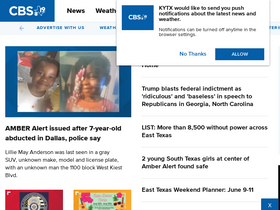 'cbs19.tv' screenshot