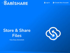 'sabishare.com' screenshot