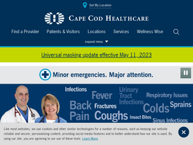 'capecodhealth.org' screenshot