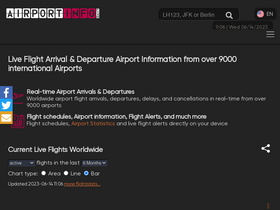 'airportinfo.live' screenshot