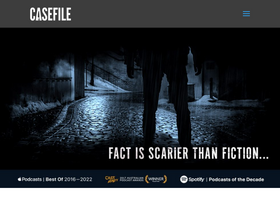 'casefilepodcast.com' screenshot