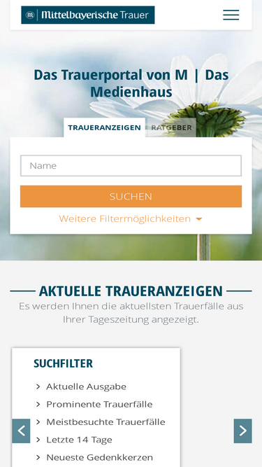 mittelbayerische-trauer.de