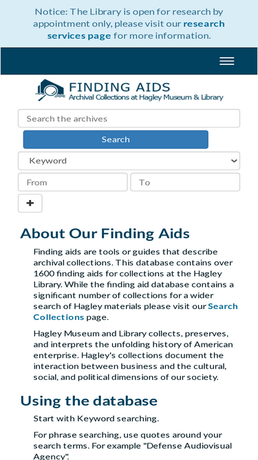 findingaids.hagley.org