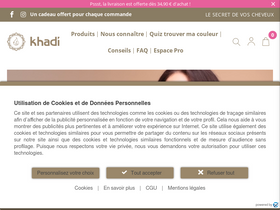 'khadi.fr' screenshot