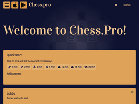 'chess.pro' screenshot