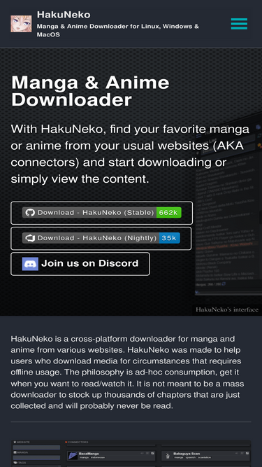 Manga & Anime Downloader - HakuNeko