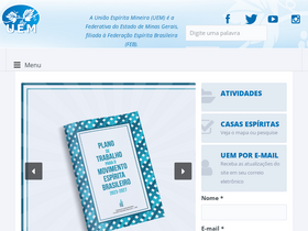 'uemmg.org.br' screenshot