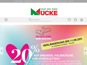'schuhmuecke.de' screenshot