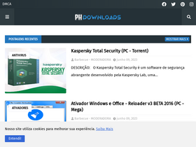 'phdownloads.com.br' screenshot