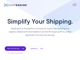 'shipengine.com' screenshot