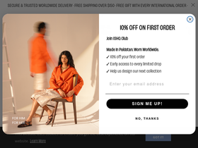 ishqeamore.com homepage screenshot