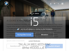 'bmw.hu' screenshot
