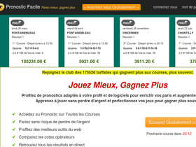 'pronostic-facile.fr' screenshot