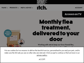 'itchpet.com' screenshot