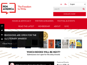 'pen.org' screenshot