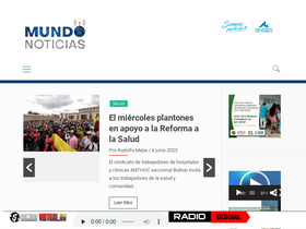 'mundonoticias.com.co' screenshot