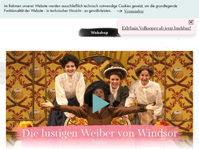 'volksoper.at' screenshot