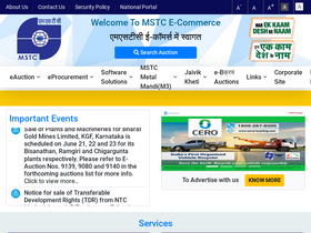 'mstcecommerce.com' screenshot