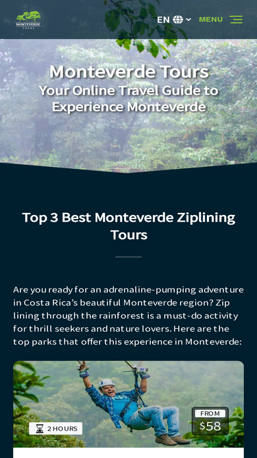 elbosquemonteverde.com