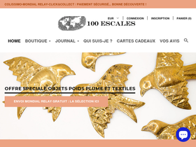 100escales homepage screenshot