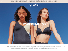 'gisela.com' screenshot