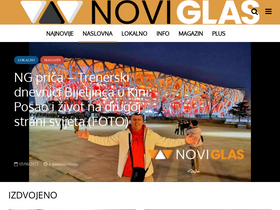 'noviglas.info' screenshot