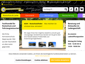 'korrosionsschutz-depot.de' screenshot