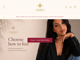amariscollection.com homepage screenshot