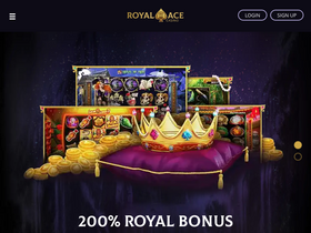 'royalacecasino.com' screenshot