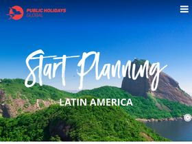 'publicholidays.la' screenshot