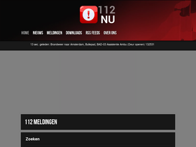 '112-nu.nl' screenshot